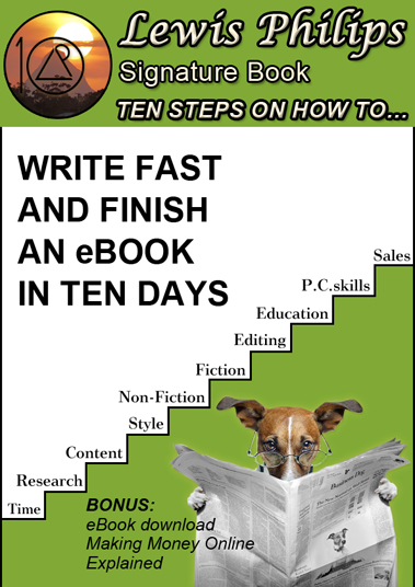 write a book fast